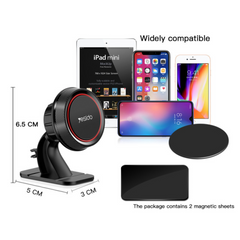 Yesido C60 360 Rotating Adjustable Car Dashboard Magnetic Phone Holder