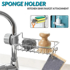 Sponge Holder Rack, Kitchen Sink Faucet Attachment Sponge Holder Rack, Kitchen Sink Faucet Attachment