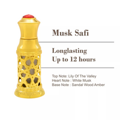 Musk Safi Pure Perfume Oil Attar 6ml by Naseem Musk Safi Pure Perfume Oil Attar 6ml by Naseem