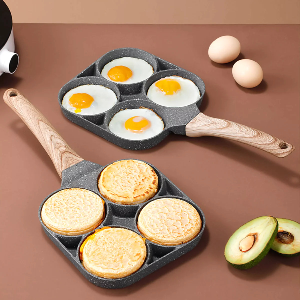 4 Hole Non-stick Egg Frying Pan