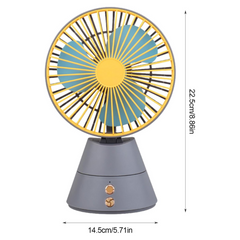 Shaking Head Table Fan / USB Charging Portable Mini Desk Fan