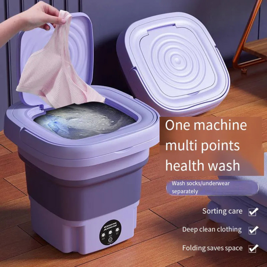 Folding Portable Washing Machine with Dryer