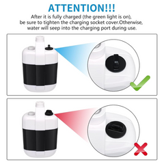 Portable Electric Rechargeable Outdoor Camping Shower Pump Set