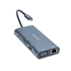 Blupebble C11 Multiport Aluminum 11 IN 1 Multimedia Hub
