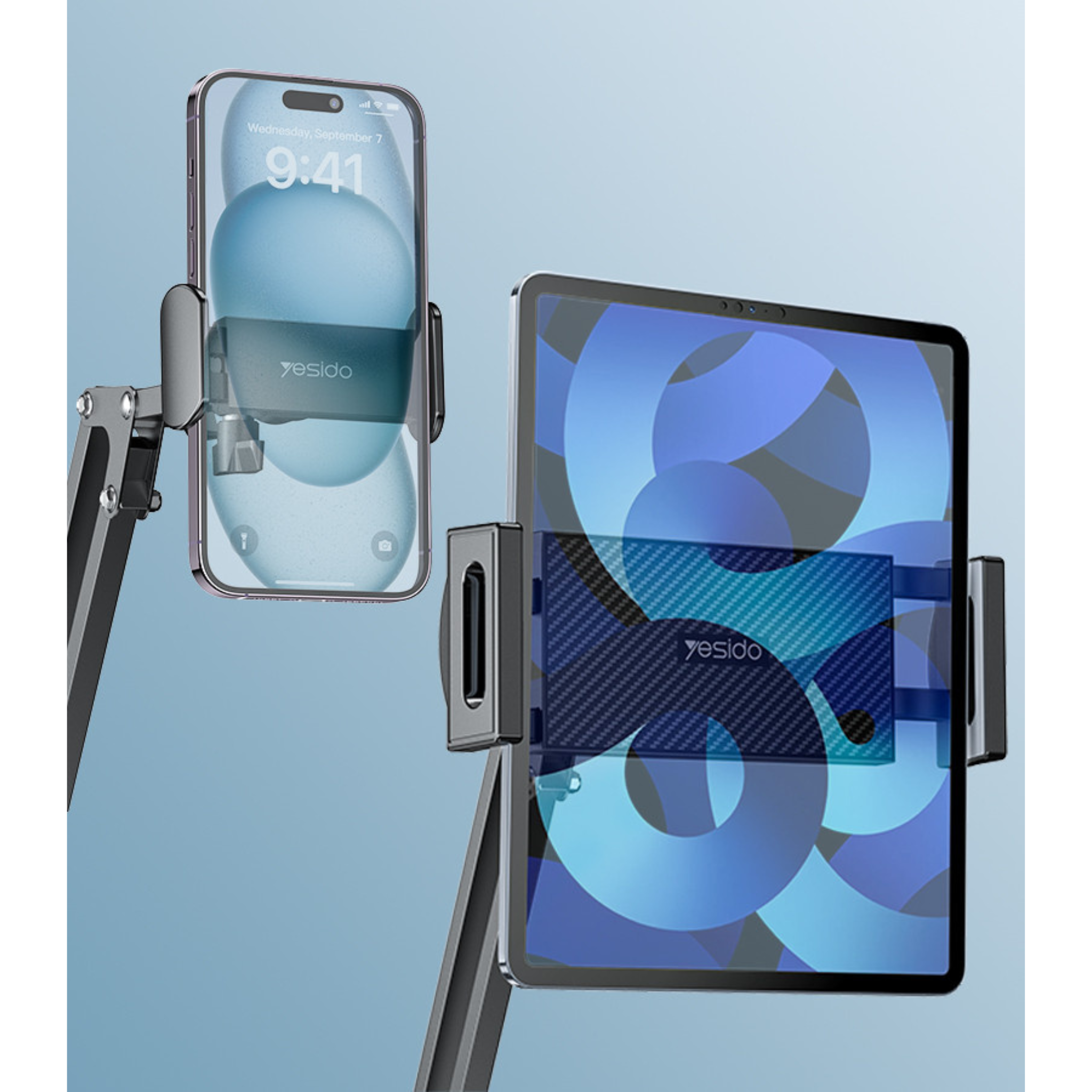 Yesido C295 360° Rotating Floor Standing Phone & Tablet Bracket Lazy Floor Stand