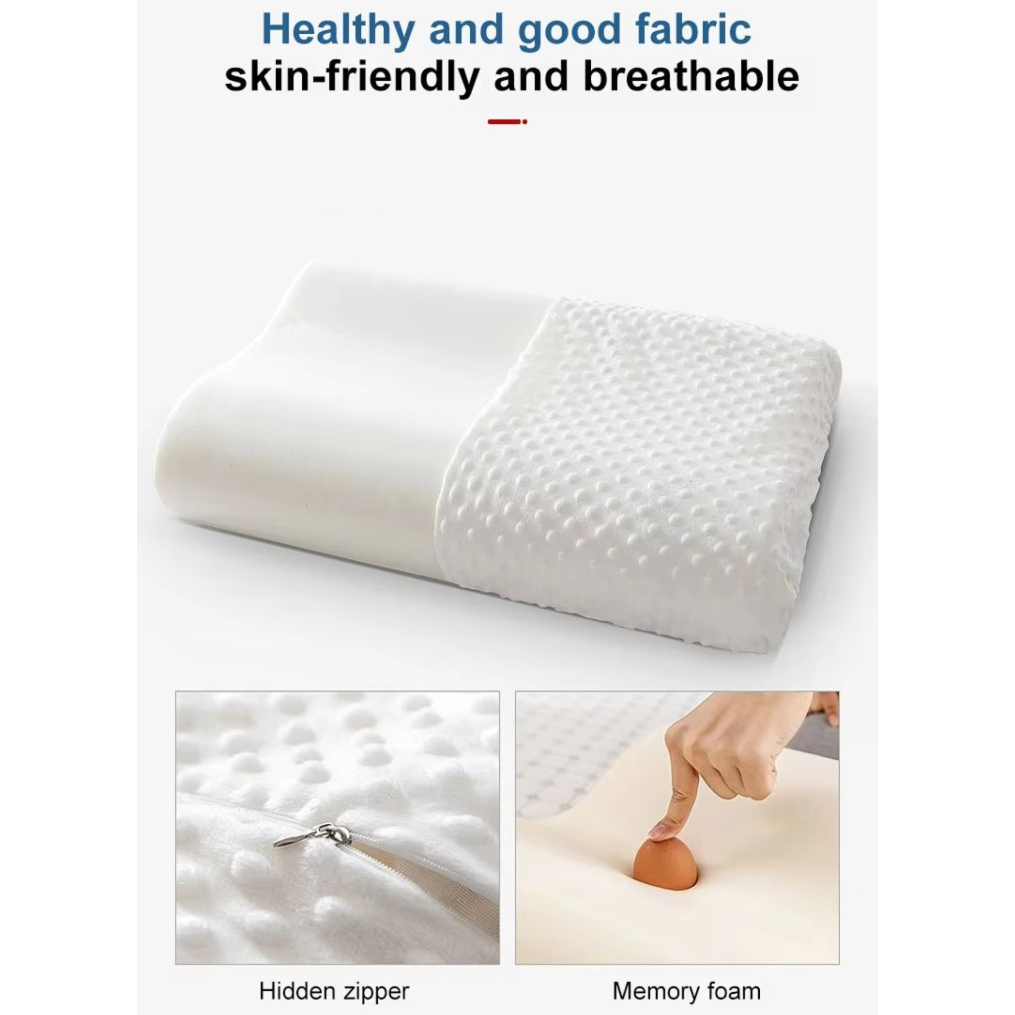 Orthopedic Memory Foam Medical Pillow, Cervical Contour Support Memory Foam Pillow