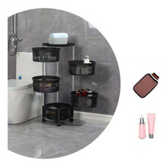 360° Rotating Kitchen Storage Rack, 5 Layer Organizer Shelf 360° Rotating Kitchen Storage Rack, 5 Layer Organizer Shelf
