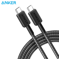 كابل Anker 322 USB C إلى USB C (مضفر بطول 3 أقدام) كابل Anker 322 USB C إلى USB C (مضفر بطول 3 أقدام)