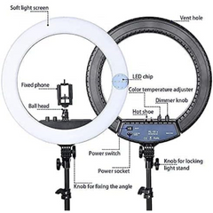 Selfie Ring Light with Light Stand, Color Filter, Phone Holder for Interview, Self Video Shooting Selfie Ring Light with Light Stand, Color Filter, Phone Holder for Interview, Self Video Shooting