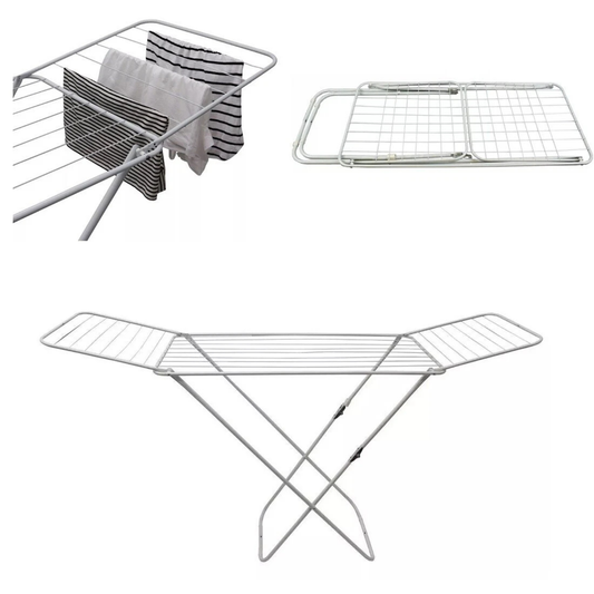 Folding Clothes Drying Airer With 16 Kg Load Capacity and 14 Meter Drying Space