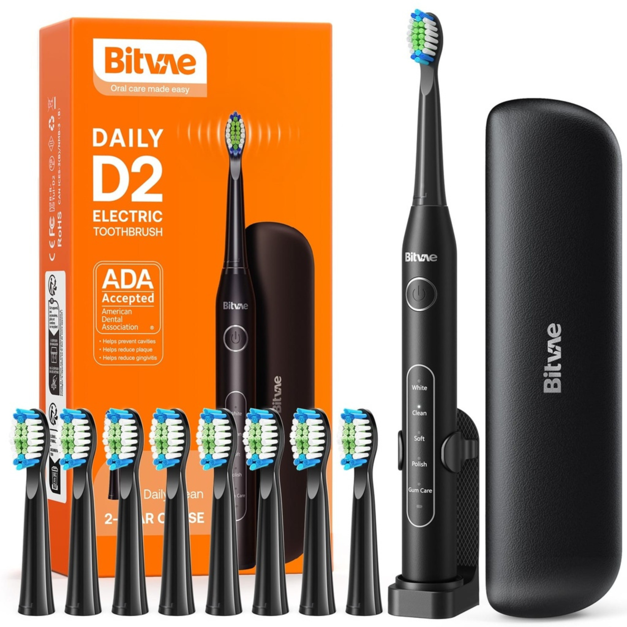 Bitvae D2 Electric Toothbrush Black