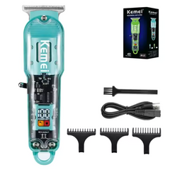 Kemei KM-1133 Transparent Body Professional Hair Clipper for Men