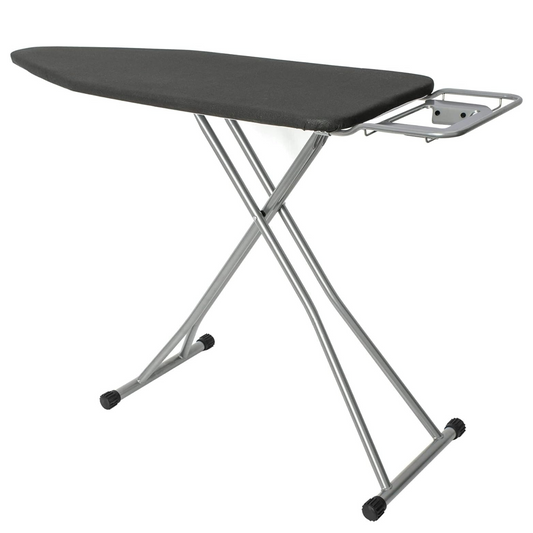 Folding Iron Board with Iron Rest, Sturdy Steel Frame Telescopic Ironing Table
