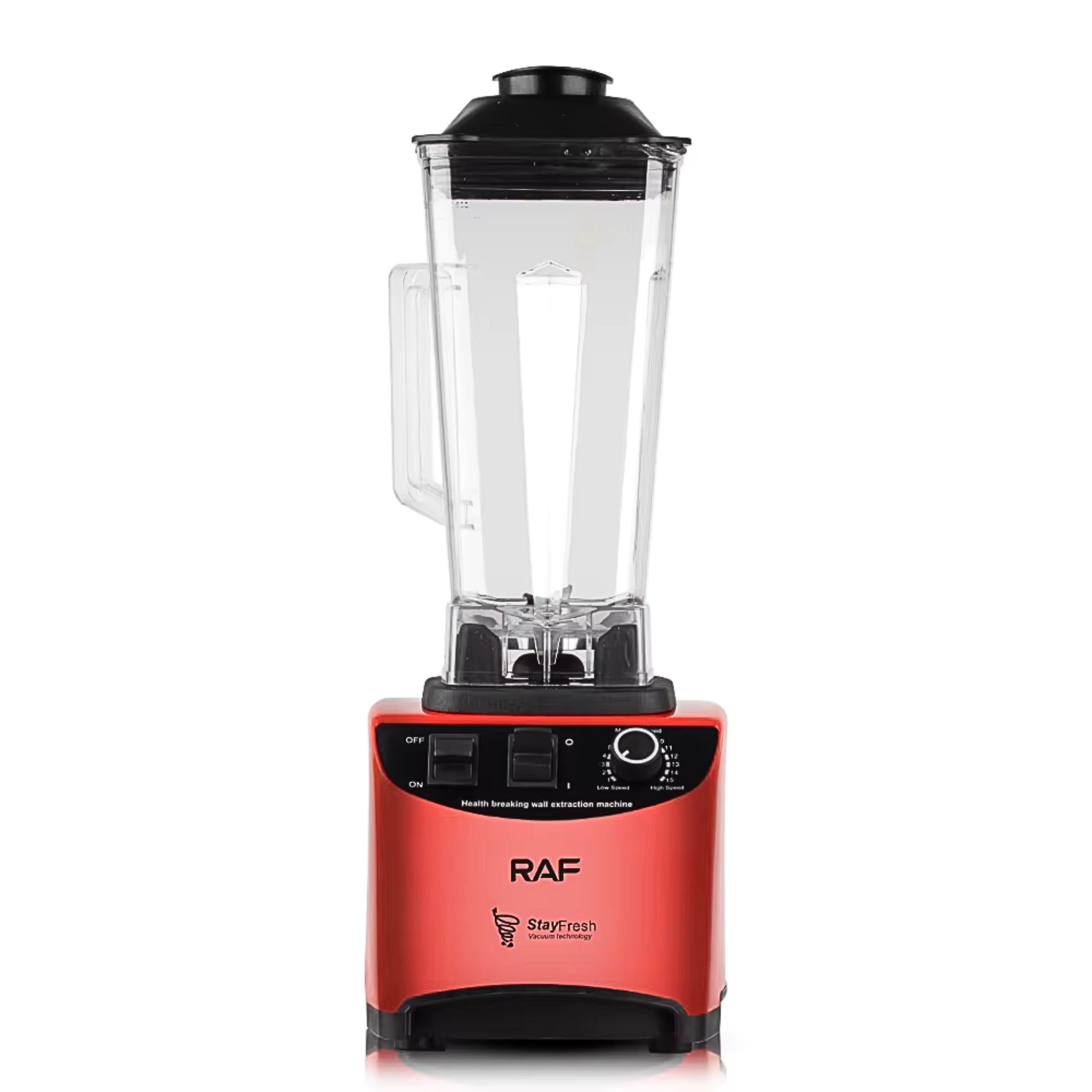 RAF 1800W Electric Blender R.2804 Red