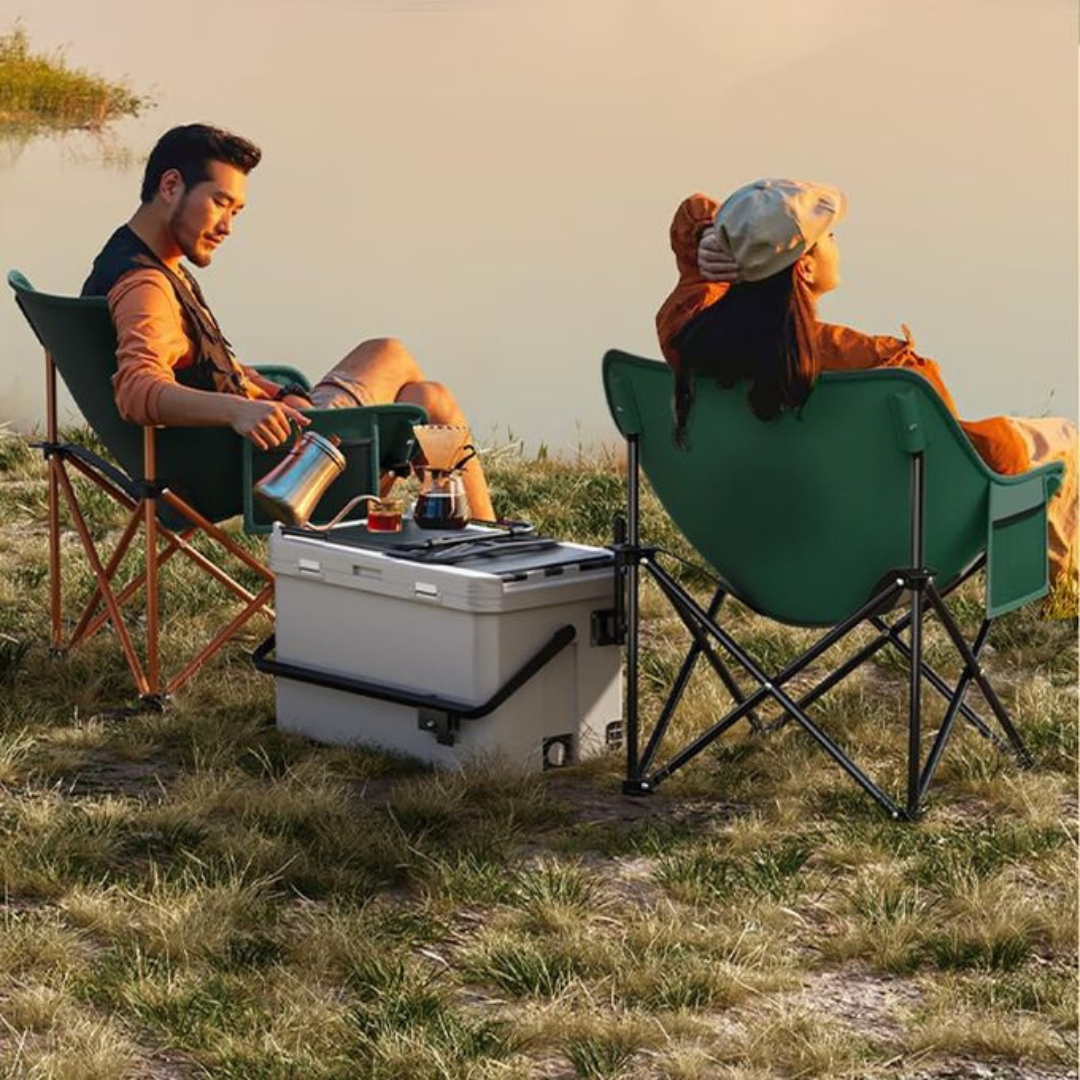 Portable Folding Outdoor Moon Chair for Camping, Fishing & Picnic