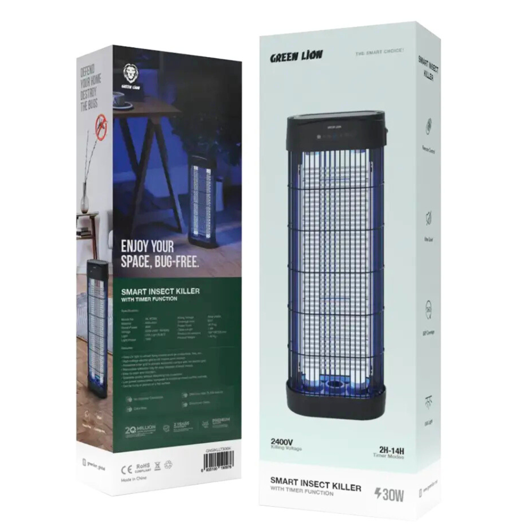 Green Lion Smart Insect Killer With Timer Function 30W