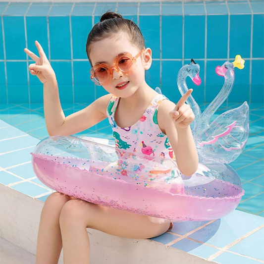 Swim Ring for Children, Inflatable Swimming Pool Float for Kids