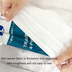 Travel Disposable Double Bed Sheet Set, Suitable for Hotel and Travel Use Travel Disposable Double Bed Sheet Set, Suitable for Hotel and Travel Use