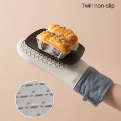 Thick Silicone Non-slip Heat Resistant Hand Glove for Microwave Oven (1 Piece)