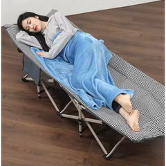 Folding Bed with Mattress for Camping and Outdoors