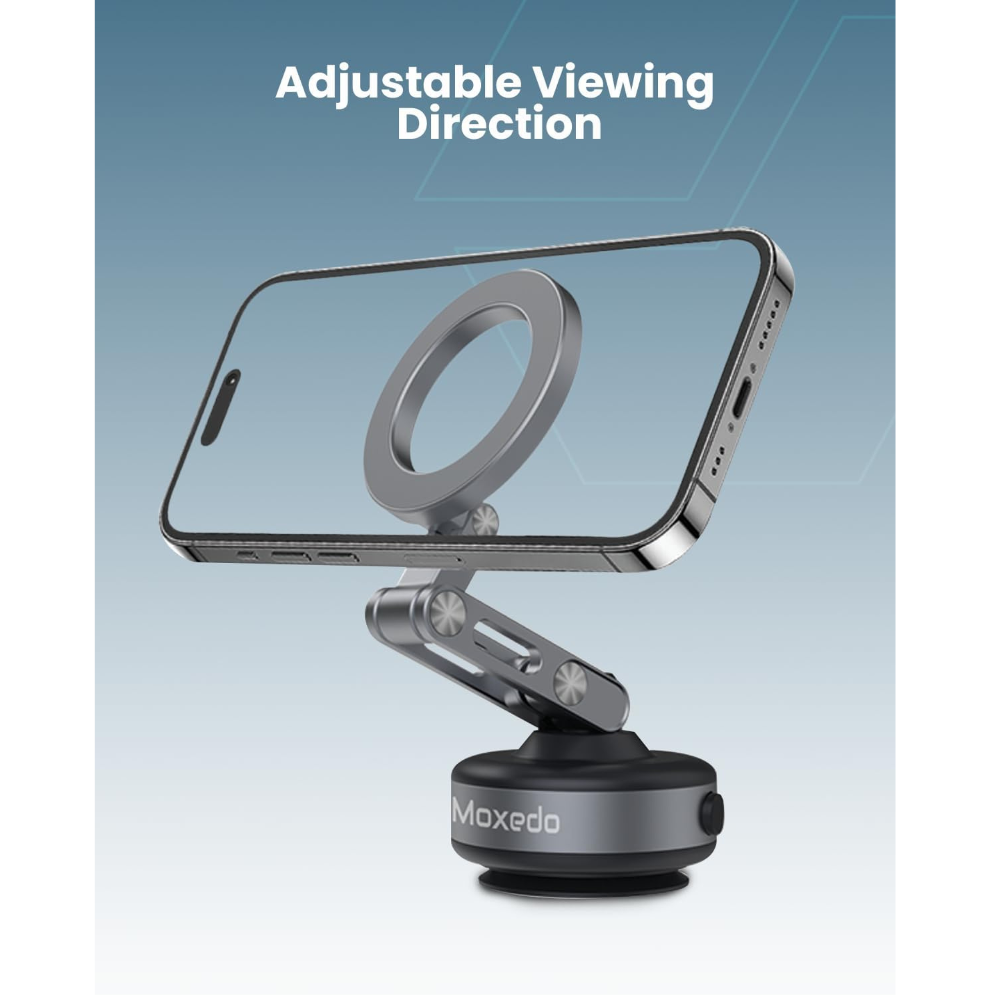 Moxedo Vacuum Suction Electric Magnetic Phone Holder