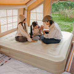 Inflatable Blow Up Air Mattress Bed with Built-in Automatic Pump