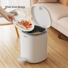 Ecoco 11 Liter Garbage Trash Bin with Foot Pedal Ecoco 11 Liter Garbage Trash Bin with Foot Pedal