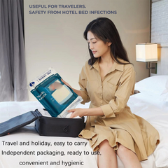 Travel Disposable Double Bed Sheet Set, Suitable for Hotel and Travel Use Travel Disposable Double Bed Sheet Set, Suitable for Hotel and Travel Use