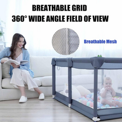 Large Playpen for Baby and Toddlers | Dark Grey | Without Balls Large Playpen for Baby and Toddlers | Dark Grey | Without Balls