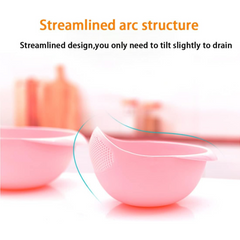 Plastic Rice Washing Colander Strainer Basket for Rice, Vegetables, and Fruits Plastic Rice Washing Colander Strainer Basket for Rice, Vegetables, and Fruits