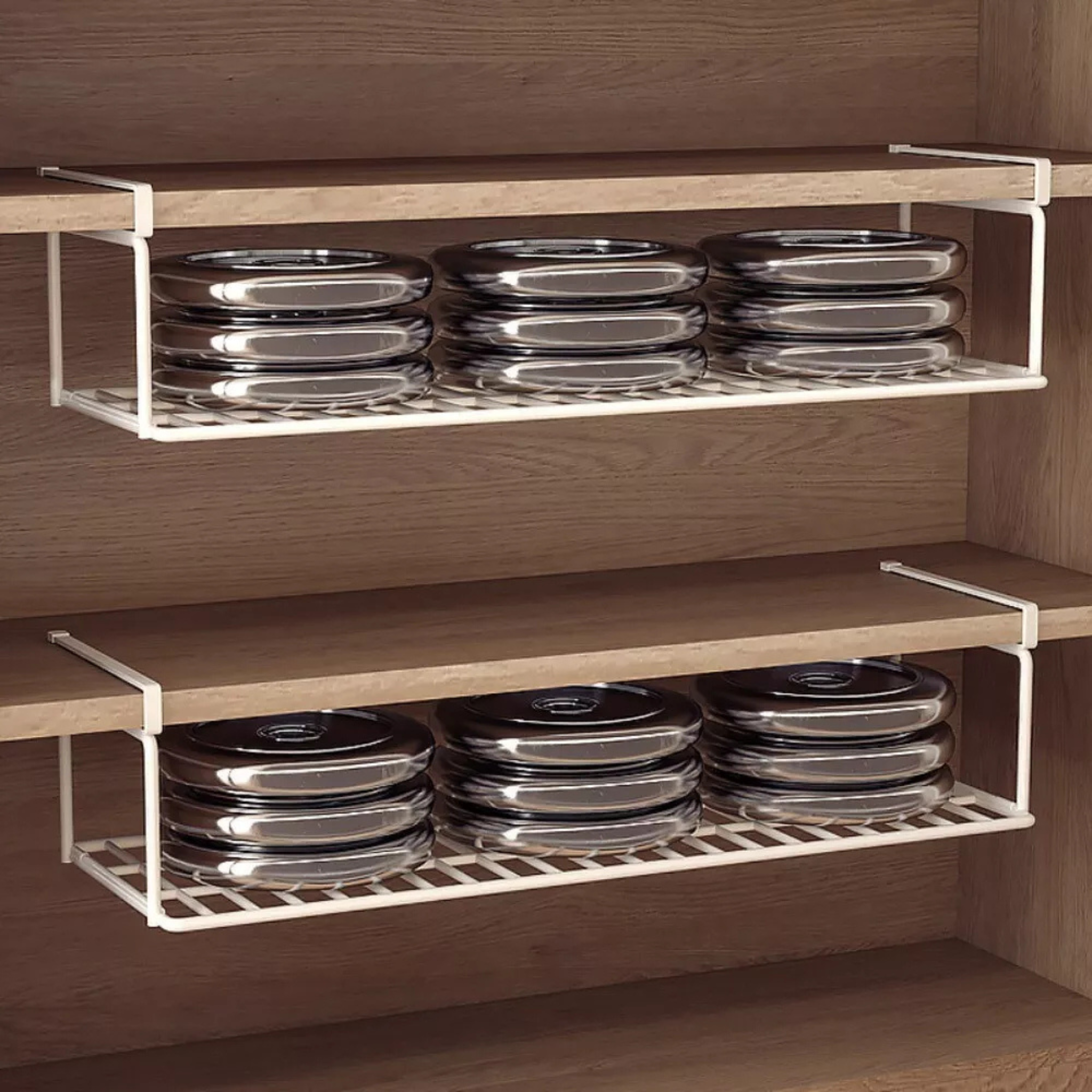 Bottom Hanging Layered Partition Shoe Rack