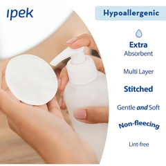 Makeup Cleansing Round Cotton Pads (Pack of 100 Pieces)