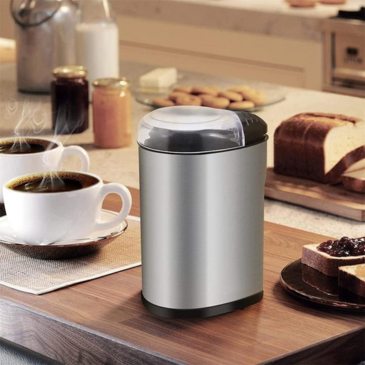 Arshia 160W Stainless Steel Coffee Grinder