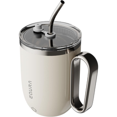 420ml Self Stirring Coffee Mug with Straw and LED Display, Automatic Mixing Cup with Lid 420ml Self Stirring Coffee Mug with Straw and LED Display, Automatic Mixing Cup with Lid