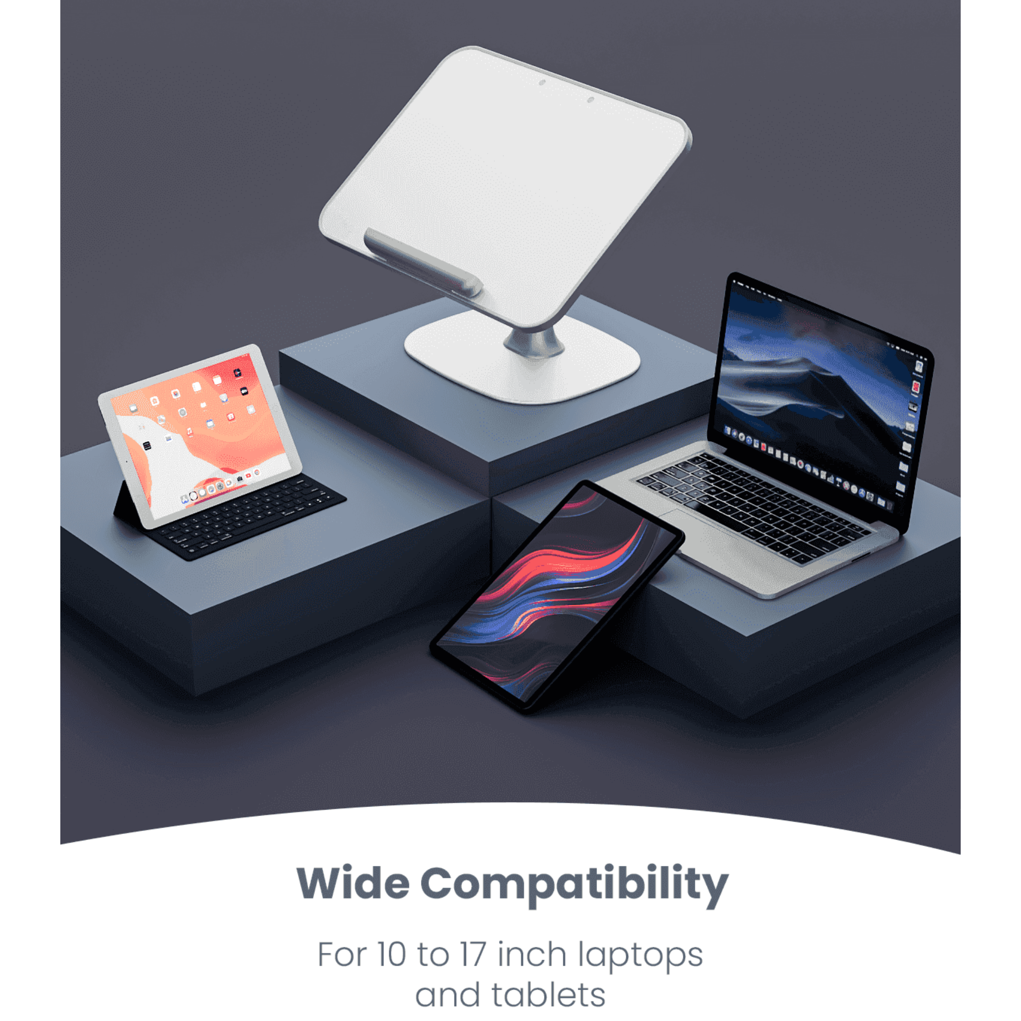 Moxedo Multi-functional Height Adjustable Riser Desk Stand for Reading Books, Laptop, MacBook, Tablets