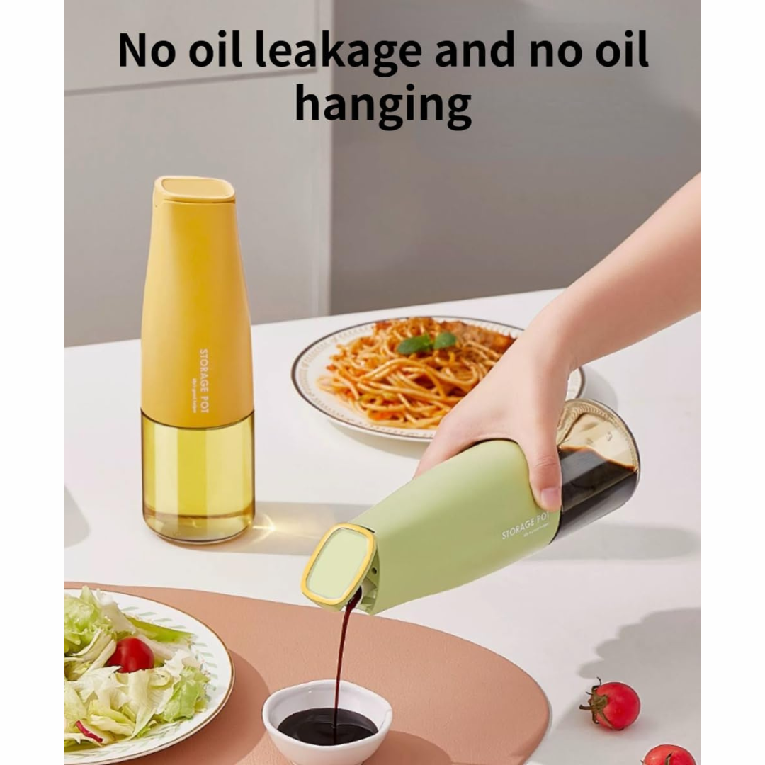 450ml Automatic Opening & Closing Oil Bottle, Kitchen Oil Dispenser