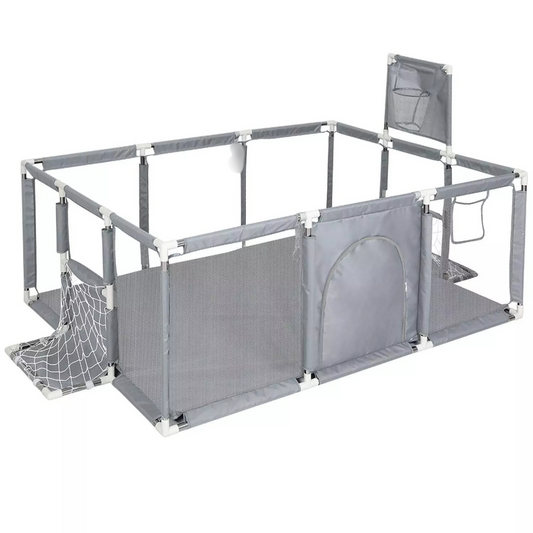 Playpen with Goal Post and Basketball Hoop