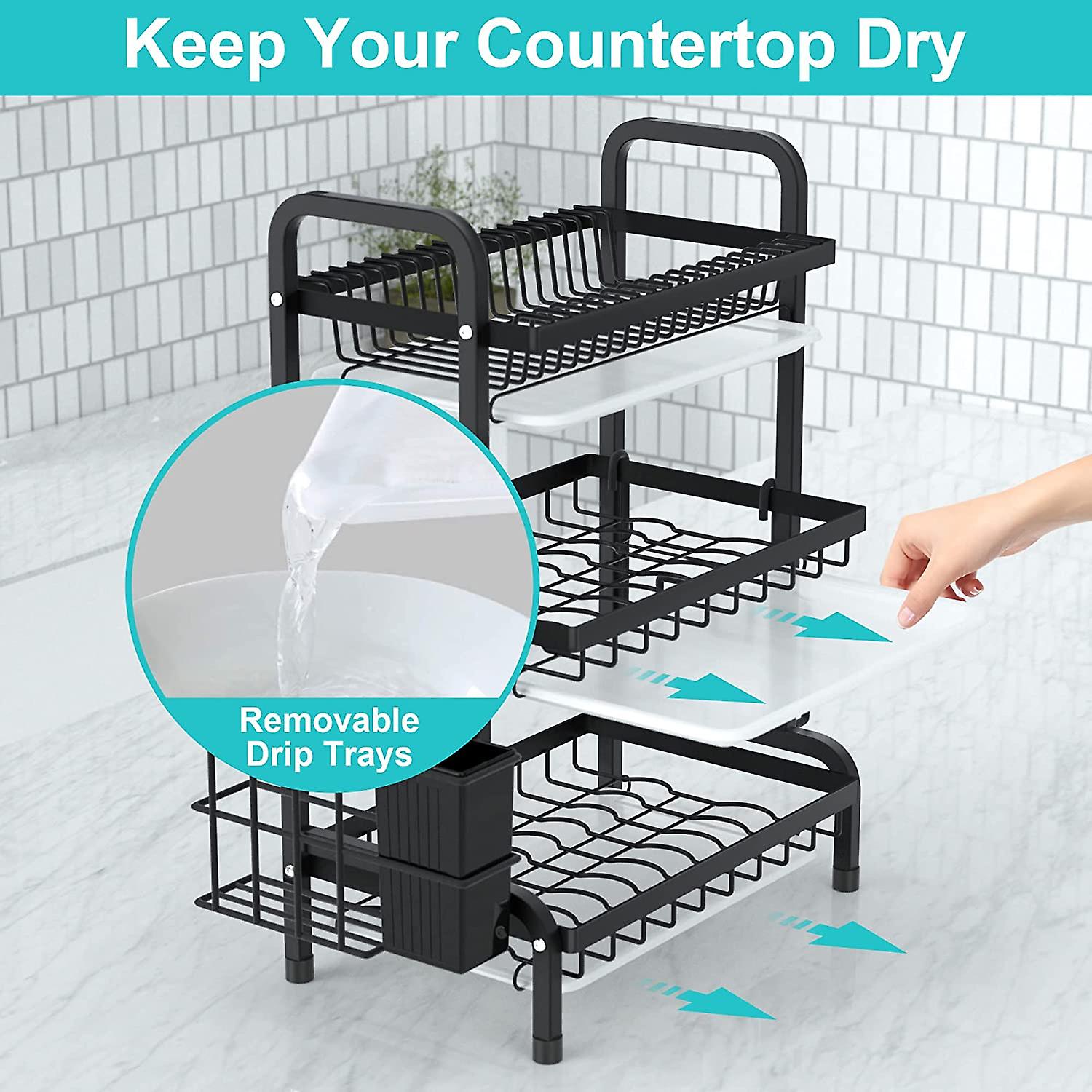 Kitchen Dish Drying Drain Rack