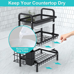 Kitchen Dish Drying Drain Rack