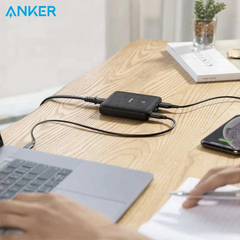 Anker PowerPort Atom III Slim (4 منافذ) 63 واط 2PD + 2 IQ