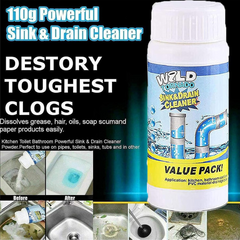 Sink and Drain Cleaner - High Efficiency Clog Remover for Drainage Path Sink and Drain Cleaner - High Efficiency Clog Remover for Drainage Path