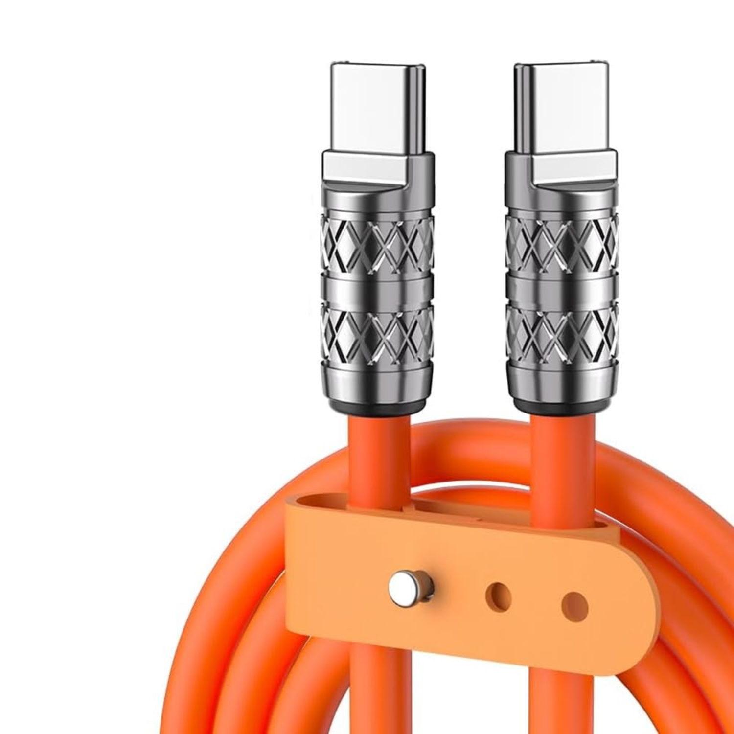 66W USB C to USB C Type 1 Meter Charging Cable with Zinc Alloy Connectors