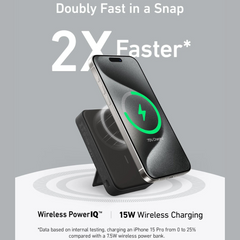 Anker MagGo 10000mAh Power Bank - 15W Ultra-Fast Charging with Stand and Smart Display Anker MagGo 10000mAh Power Bank - 15W Ultra-Fast Charging with Stand and Smart Display