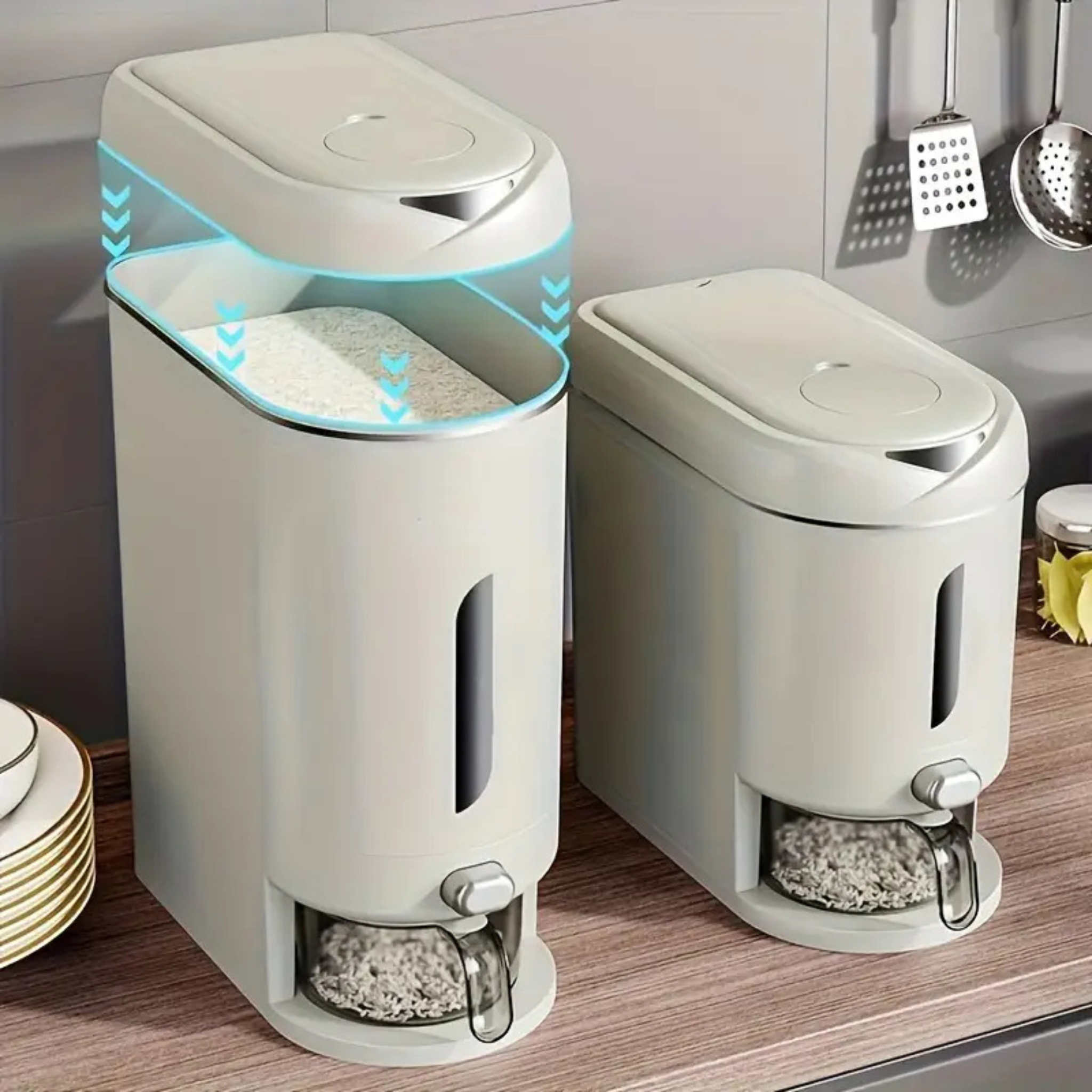 10 Kg One-click Output Rice Dispenser