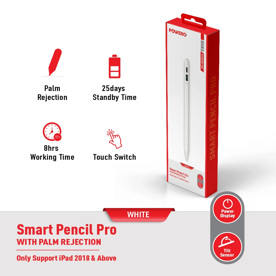 Powero Plus Smart Pencil Pro with Palm Rejection
