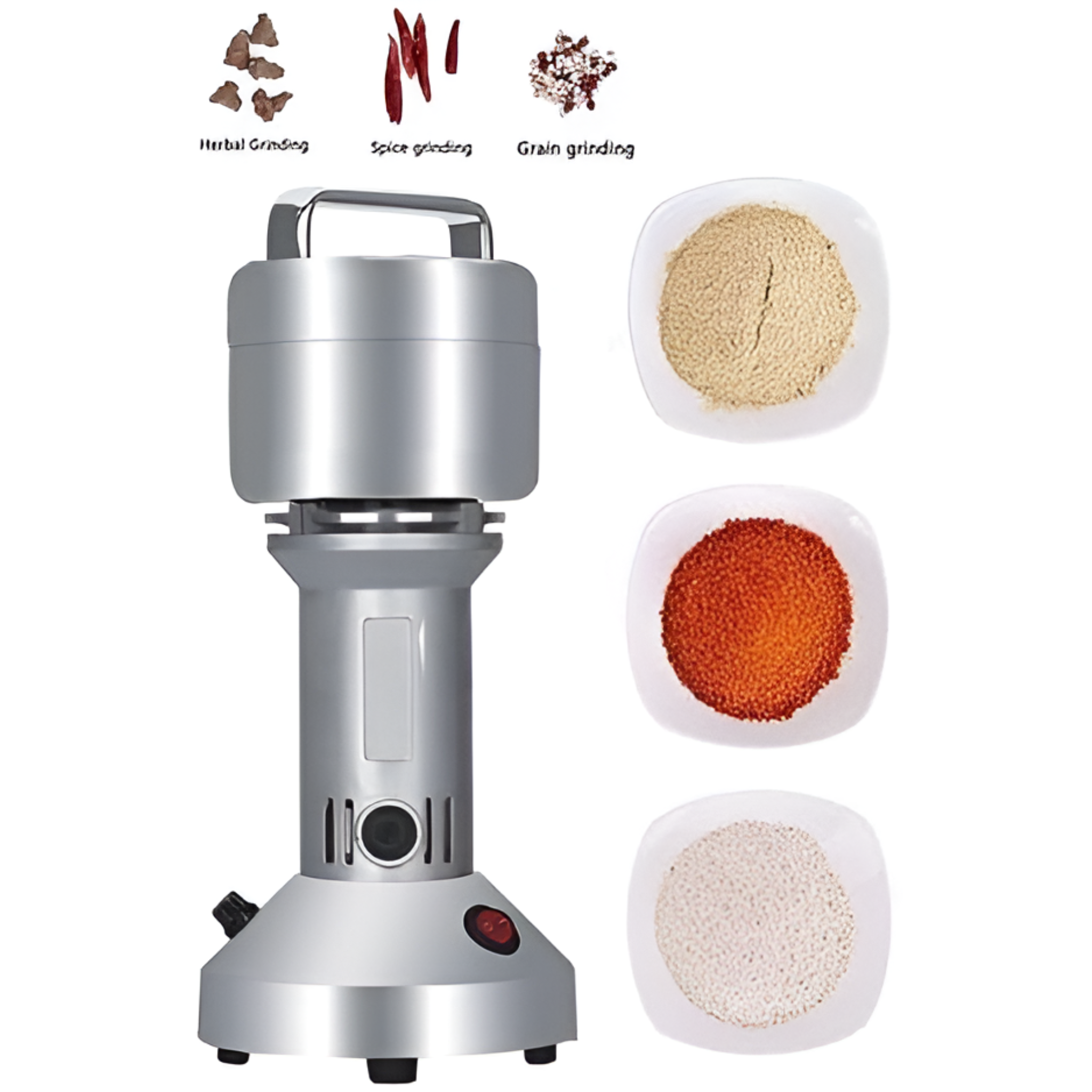 1000W Electric Coffee Power Grinder, High Speed Stainless Steel Food Processor