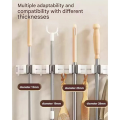 Ecoco Continuous Mop and Brooms Holder
