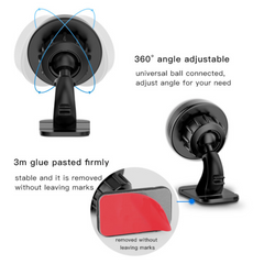 Yesido C60 360 Rotating Adjustable Car Dashboard Magnetic Phone Holder