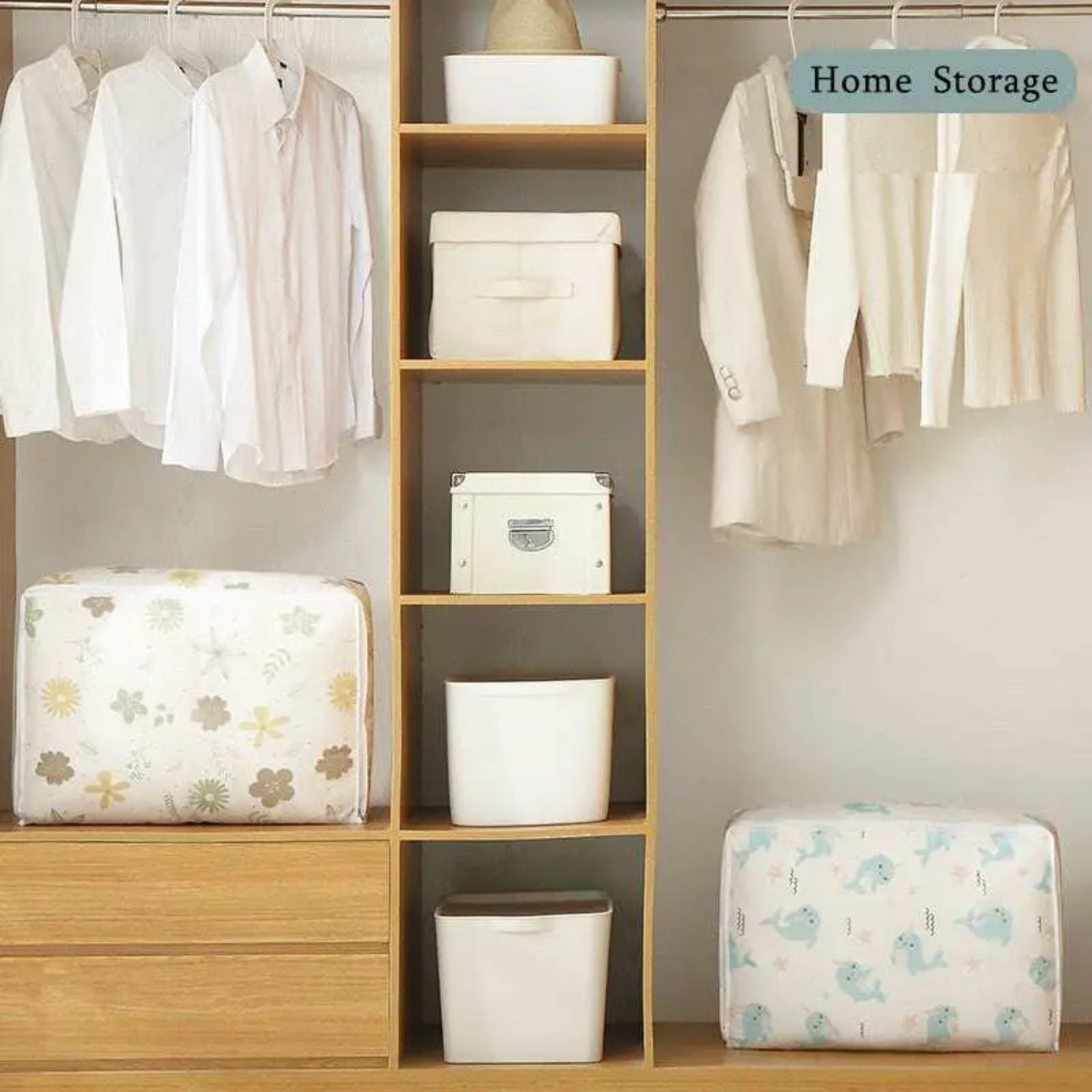 Large Capacity Garment Storage Bag, Moisture & Mildew-Proof Underbed Clothes Packaging Bags