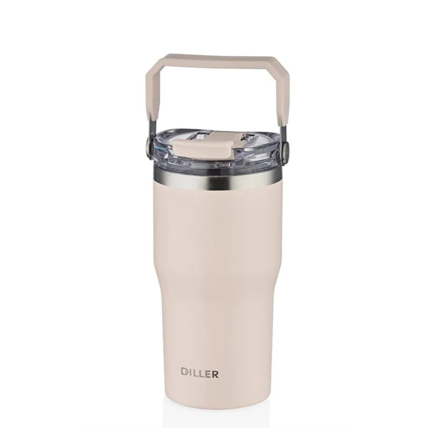 Diller Stainless Steel Thermos Water Bottle Tumbler Beige